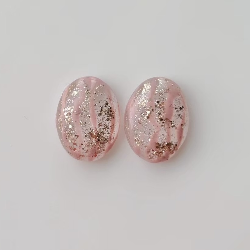 Stripe|ストライプピアス 小ぶり レジン シンプル 個性的 サージカルステンレス|choucollet. - 画像 (4)